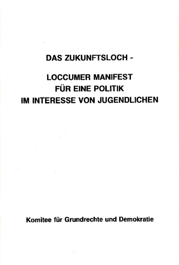 Manifest: Das Zukunftsloch.