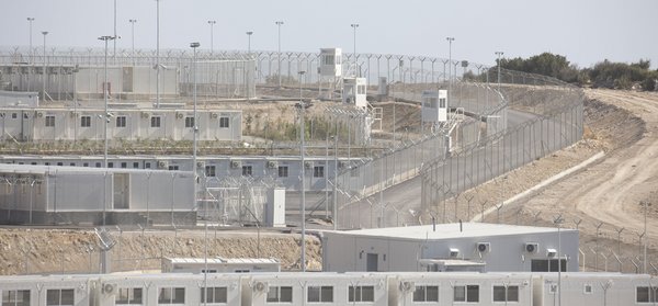 Das neue Camp für Geflüchtete auf der griechischen Insel Samos. 